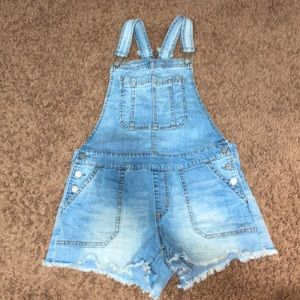 AEROPOSTLE jean short overalls